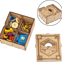 insert_catan_3 conteneur de pièces de l'insert d'organisation pour Colons de Catan