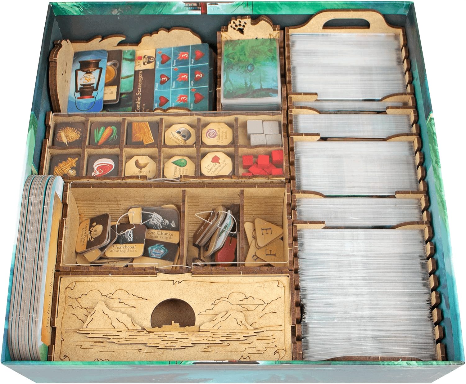 vue d'ensemble de l'insert d'organisation pour Tides of Ruins