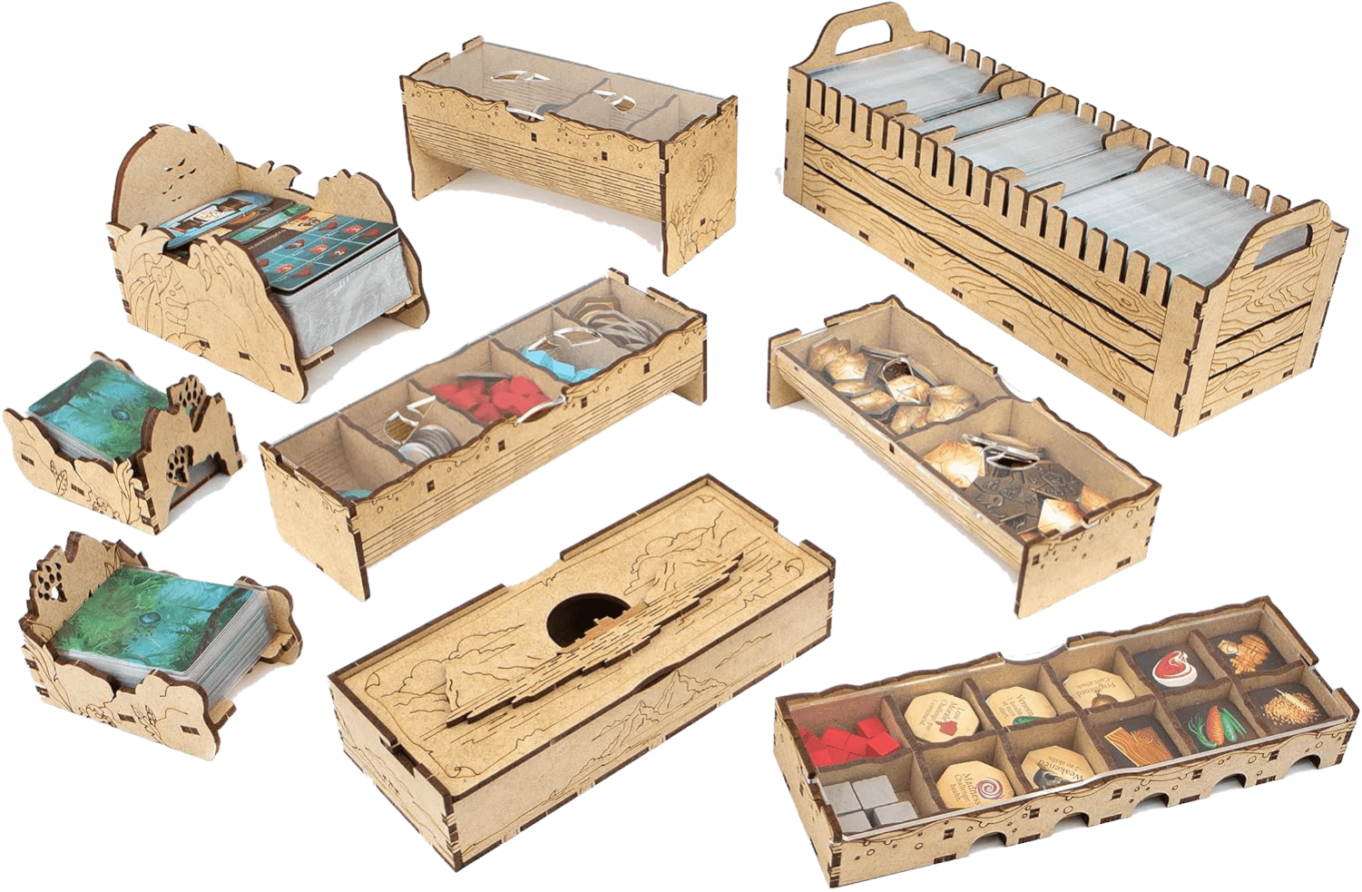 ensemble des éléments de l'insert d'organisation pour Tides of Ruins