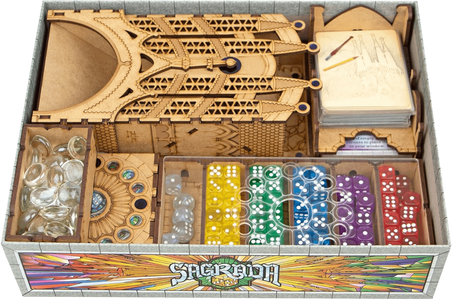 vue d'ensemble de l'insert d'organisation pour Sagrada