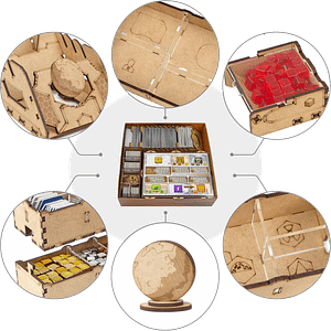 détails des éléments de l'insert d'organisation pour Terraforming Mars