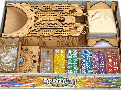 insert_sagrada_1 vue d'ensemble de l'insert d'organisation pour Sagrada