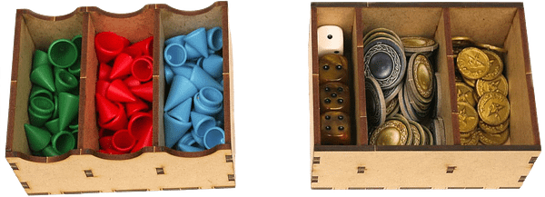 insert_talisman_4 conteneurs de pièces de l'insert d'organisation pour Talisman