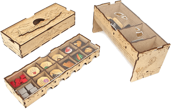 insert_tides_4 conteneurs pour pièces de l'insert d'organisation pour Tides of Ruins