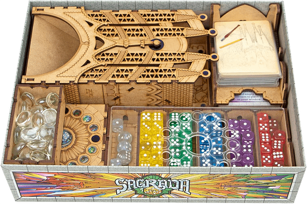 insert_sagrada_1 vue d'ensemble de l'insert d'organisation pour Sagrada