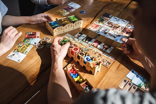 insert_splendor_6 utilisation en jeu de l'insert d'organisation pour Splendor